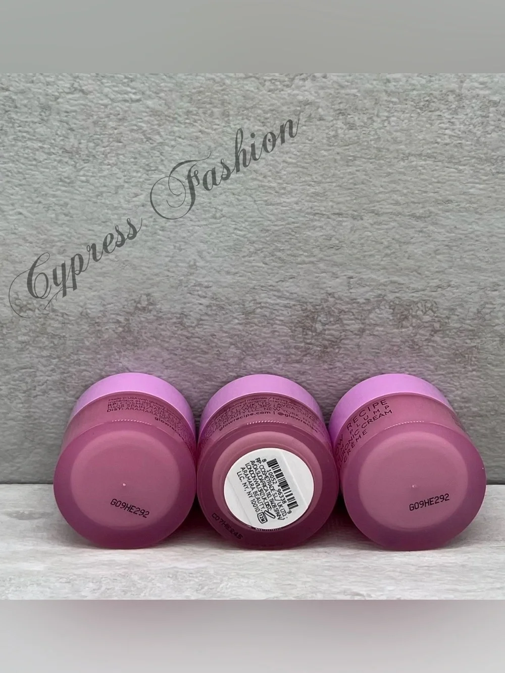 🪅 Three Glow Recipe Plum Plump Hyaluronic Creams
